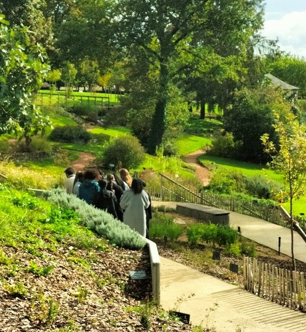 Sortie au Jardin Camifolia des premières bac pro Métiers de l’Accueil et Ulis MS